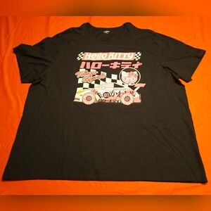 Hello Kitty Tokyo Speed Black and Pink Tee sz4XL New w/Out Tags Old Navy